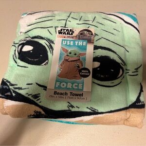 Star Wars Mandalorian Beach Towel. 28” by 58”